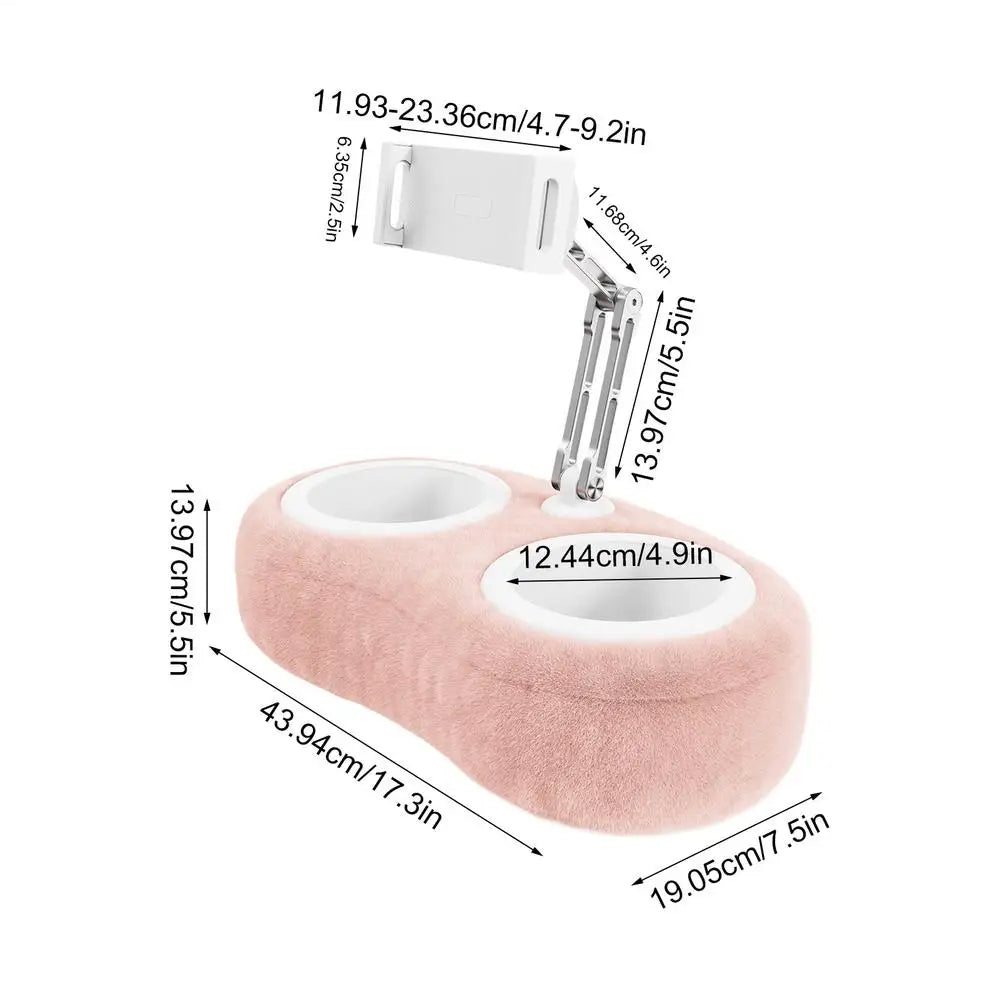 Tablet-Kissenständer, faltbar, tragbar, flexibel, für Telefone, Medienhalter, mehrere Winkel verstellbar, zum Lesen, Tablet-Kissenständer