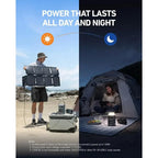 Anker SOLIX C300 DC Power Bank Station 288Wh Tragbares Kraftwerk 90000mAh Akku 300W Solargenerator für Camping Reisen