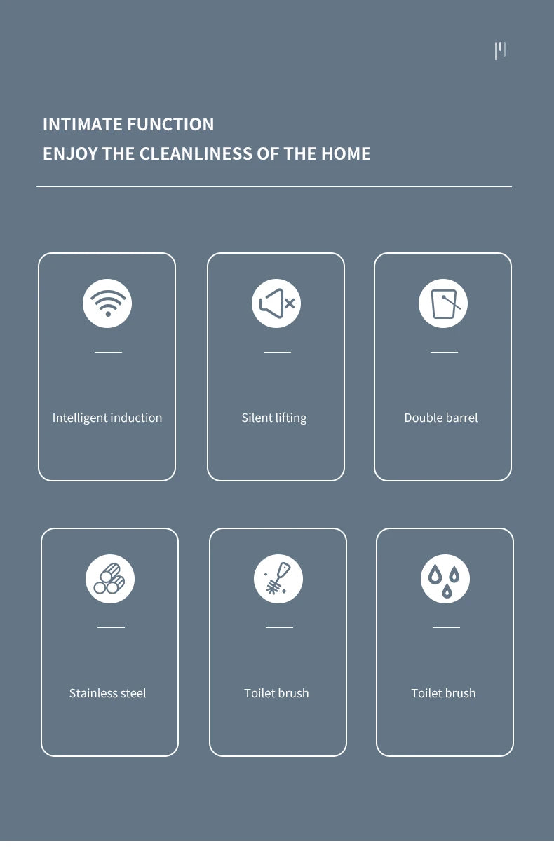 Neue Xiaomi Edelstahl Smart Mülleimer Wc Pinsel Anzug Wasserdichte Mülleimer mit Abdeckung Badezimmer Schmale Smart Sensor Eimer