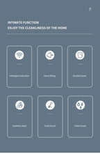 Neue Xiaomi Edelstahl Smart Mülleimer Wc Pinsel Anzug Wasserdichte Mülleimer mit Abdeckung Badezimmer Schmale Smart Sensor Eimer