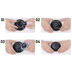 Snow Mountain Smart Car Duftdiffusor, wiederaufladbarer Luftdiffusor, Auto-Lufterfrischer, Wolkennebel mit RGB-Licht, Auto-Innenraum