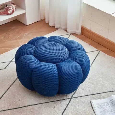 Einzelsitz-Kürbis-Lazy-Sofa kann zurücklehnen werden. Designer Rochburg-Fußballsofa für Balkon, Schlafzimmer, bequeme Lounge-Couch