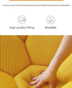 Einzelsitz-Kürbis-Lazy-Sofa kann zurücklehnen werden. Designer Rochburg-Fußballsofa für Balkon, Schlafzimmer, bequeme Lounge-Couch