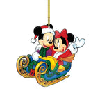 19 teile/satz Mickey Minnie Weihnachten Baum Hängen Ornament Nette Mickey Maus Auto Rucksack Dekoration DIY Party Wohnkultur Kind Geschenk