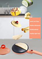 220 V Elektrische Crepe Maker Frühling Rollen Pfannkuchen Maschine Antihaft-Grillplatte Backform Kuchen Pizza Maker Leichte Lebensmittel BBQ Braten Pan