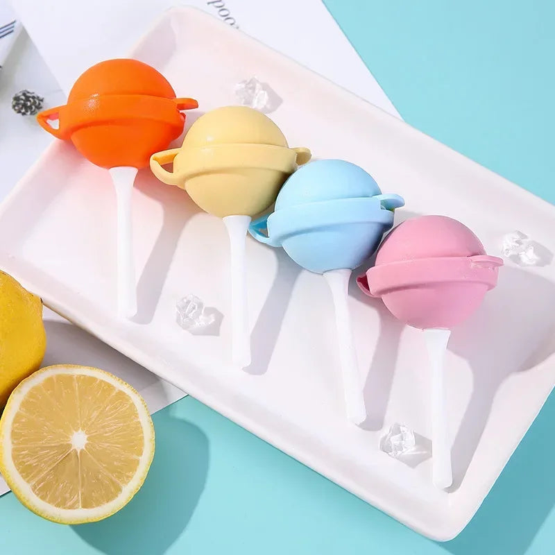 Silikon Lollipop-Eisform – DIY Popsicle, umweltfreundlich, Einzel & Sets bis 20 St.