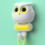 Modischer Haken in Form einer blinkenden Eule, Mehrzweck-Schlüsselanhänger-Aufhängehaken, Wand-Aufbewahrungsregal, Küche, Badezimmer, Organizer