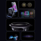 5-in-1 Smartphone-Halter mit Bluetooth-Lautsprecher & kabellosem Laden