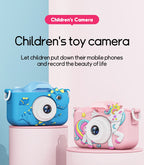 Digital Kids Cameras Toys Mini Children Camera 1080P HD, 8x Zoom Dual Camera
