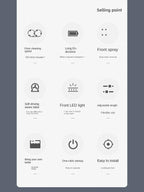 1 elektrischer Mopp-Staubsauger, einfach zu bedienen, geeignet für Zuhause, Schlafsaal, Büro und andere Verwendung