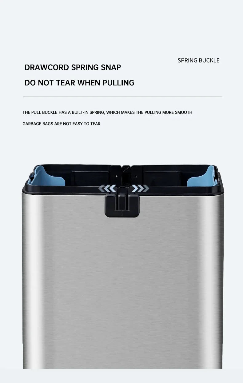 9/15/20/30/40/50/60 Mülltonne Große kapazität Edelstahl Smart Sensor Mülleimer Automatische Abfall Bins Küche Mülleimer