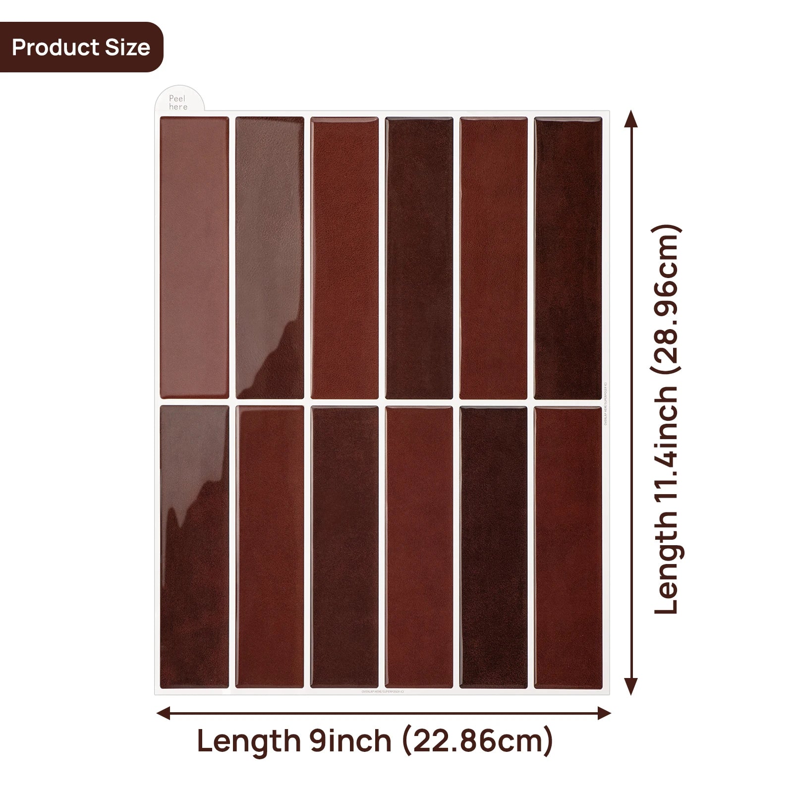 Bester Preis Wandfliesenaufkleber 3D-Harzkleber Wandaufkleber Selbstklebende Nachahmung von Fliesen abziehen und aufkleben wasserfeste Tapete