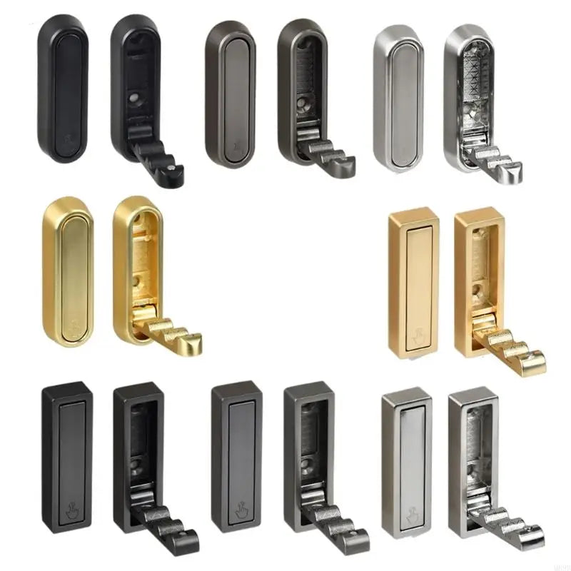 3pcs moderne Badezimmerhaken faltbares Design Nicht Schlupfflächen bescheidene Haken Starke Handtuchhaken für Badezimmer