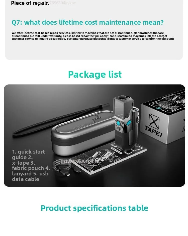 Tape1 Handlaser-Entfernungsmesser Drei-in-Eins-Multifunktions-Maßband