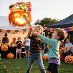 Halloween-Kürbis-Piñata-Bundle - Halloween-Piñata, Halloween-Partyspiele, Stock, Augenbinde usw., Halloween-Party-Dekorationen, Piñata