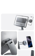 Tablet-Ständer, iPad, Desktop, magnetischer Handyständer 360° °   Drehbarer, zusammenklappbarer, spezieller Ständer für Live-Malerei im Büro