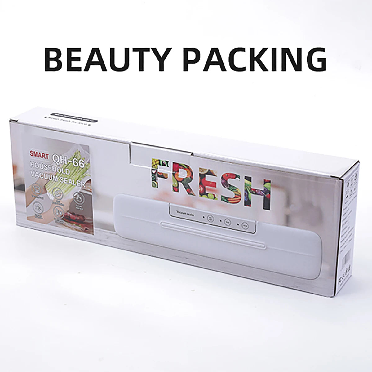 Beste Vakuumierer für trockene und nasse Lebensmittel, Verpackungsmaschine, 220 V, automatischer kommerzieller Haushalt, Küche, Lebensmittel-Vakuumierer mit 10 Beuteln