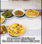 2/4/6/8-Tabletts The Lazy Susan Revolution Essen Rotierendes Tablett Drehteller tragbares Brett rutschfester Esstisch Speisezubehör