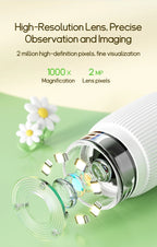Kindermikroskop, 1000-fache Vergrößerungsmikroskop, 200 Megapixel, mit LED-Foto- und Videofunktion, Lernspielzeug, Wissenschaft für Kinder