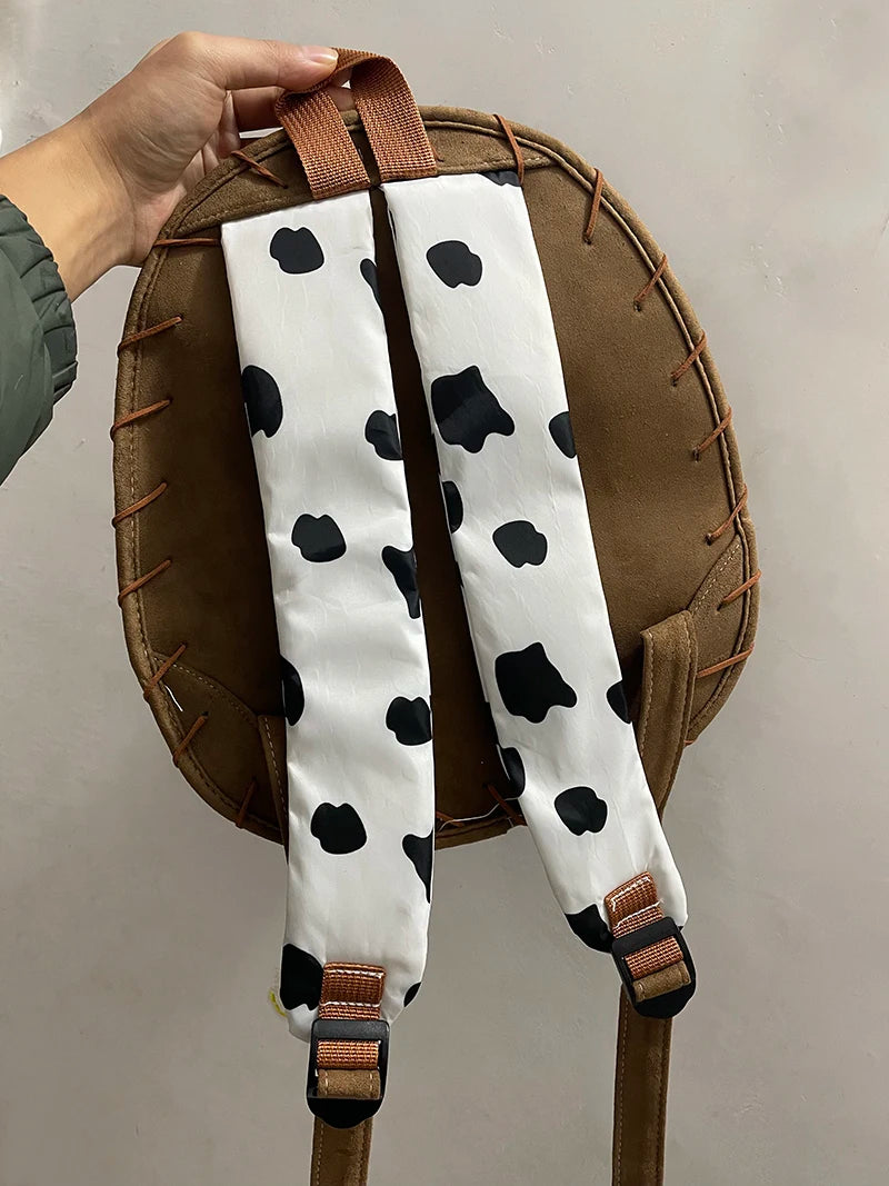 Kawaii Anime Rucksack im Cowboy-Hut-Design – Kunstleder, Cosplay & Schule | Geschenk für Mädchen