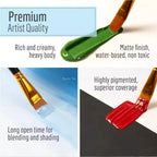 59 ml 16/18 Farben/Set, mattes Acrylpigment auf Wasserbasis, DIY, kreative Modellierung, Aromatherapie, Gips-/Tonarbeiten, Farbfarbe