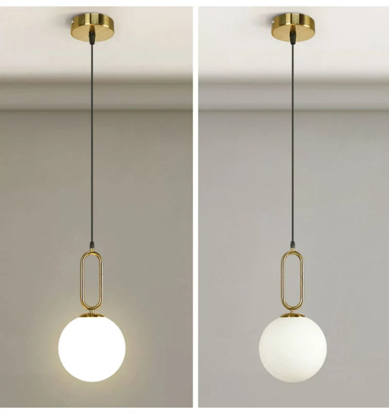 Moderne Glas LED Anhänger Lichter Wohnzimmer Schlafzimmer Innen Beleuchtung Restaurant Bar Wohnkultur Hängen Lampe Decke Kronleuchter