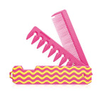 Neue 1/2/3 in 1 Tasche Klapp Kämme Kunststoff Breite Zahn Öl Kopf Kamm Bart Kämmen Barber Clipper kamm Salon Haar Styling Werkzeuge