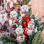 1/5 Stück Weihnachten süße Schneemann Dekoration Anhänger für Winter Weihnachtsbaum Dekoration Neujahr Weihnachtsgeschenke Partyzubehör