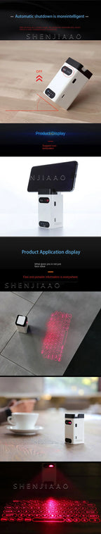 M1/KB560S Tragbare Mini Touch Tastatur Bluetooth Virtuelle Laser Tastatur Drahtlose Projektion Für Computer Telefon Laptop