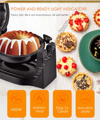 Elektrischer rotierender Lava Bundt Cake Maker Rotated Bundt Cake Maker