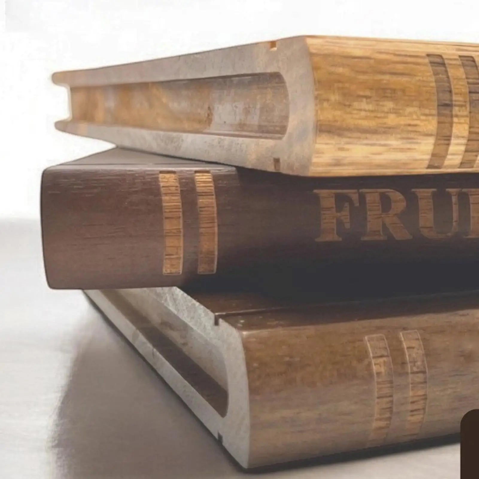 Schneidebretter für die Küche, 3-teilig, buchförmige, verdickte Schneidebretter für die Küche zum Schneiden von Fleisch, Obst, Gemüse, Käse, Zuhause