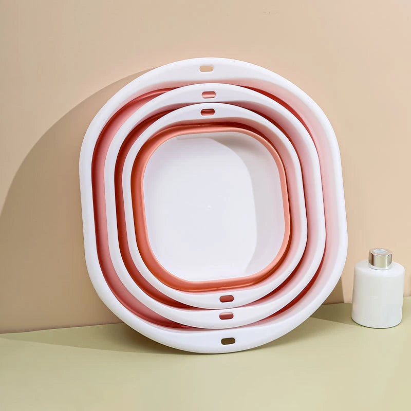 Klappwaschbecken aus Kunststoff, tragbare Waschbecken, zusammenklappbare Wäschewanne für Erwachsene, Baby-Badewanne, Badezimmer, Küchenzubehör, Waschbecken