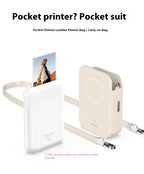 TELESIN LIENE Mini-Fotodrucker Zink, tintenfrei, 300 dpi, kabellos, Bluetooth, tragbarer Foto-Waschautomat mit APP für selbstgemachte Bilder und Geschenke