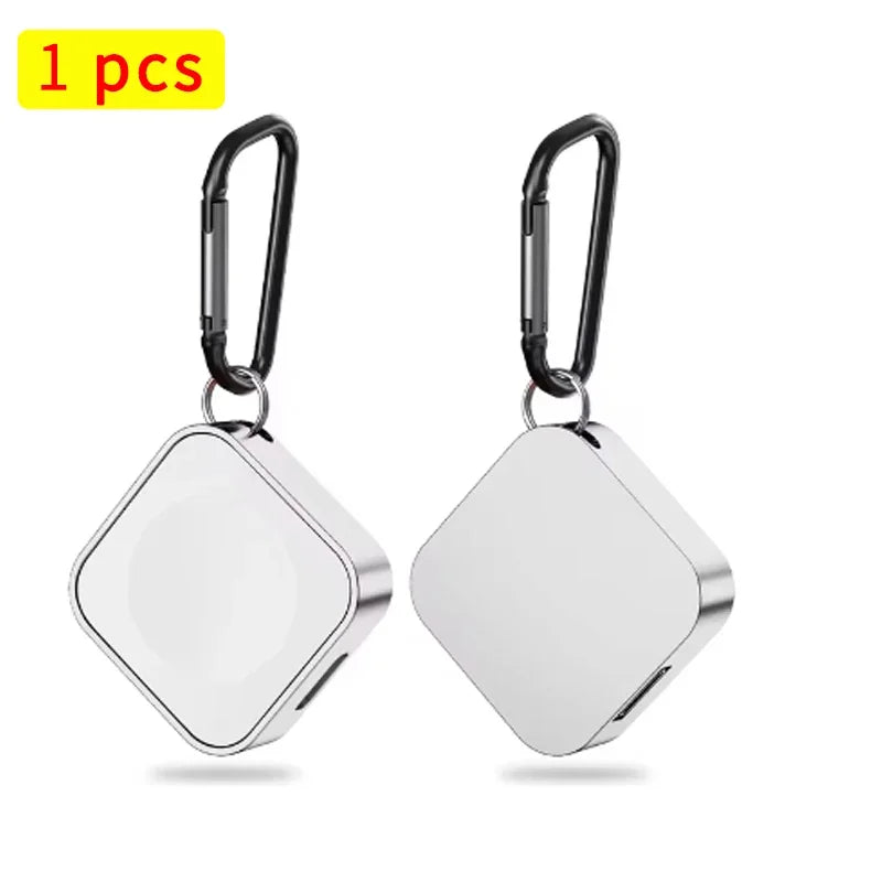 Chargeur de montre sans fil portable Type C 8 broches Deux interfaces pour Apple Watch S9 8 7 6 5 4 3 2 1 SE Ultra Series Chargeur rapide