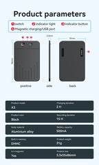 AI ChatGPT App Telefonanruf Aktivierter Diktiergerät Transcribe Summarize Smart Magnet Adsorb 8-128 GB Ultradünnes Kartendiktiergerät