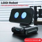 LOOI Roboter Smart Toy Verwandeln Sie das Smartphone in einen Desktop-Roboter. Magnetische mobile KI-Geste, Gesichtserkennung, GPT-Sprachdialog-Spielzeug