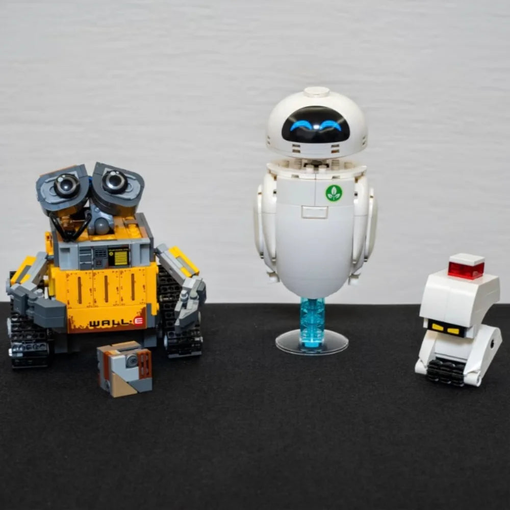 2025 NEUE 811PCS MOC 43279 WALLI EVE Roboter Bausteine Figur Blöcke Nette Cartoon Charakter Spielzeug Weihnachten Geburtstag geschenke