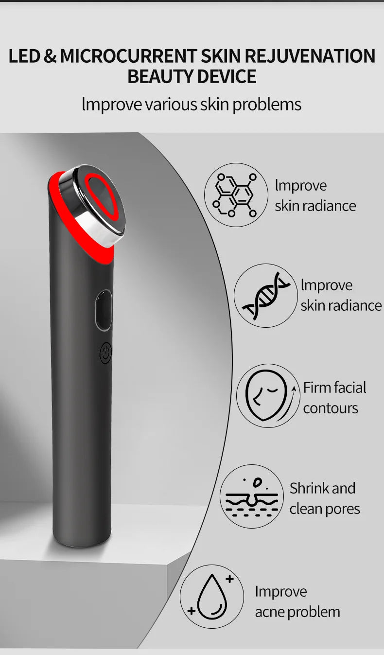 UBilli Age-R Booster Pro – EMS, 7-Farben-Lichttherapie, Faltenentfernung, Hautstraffung
