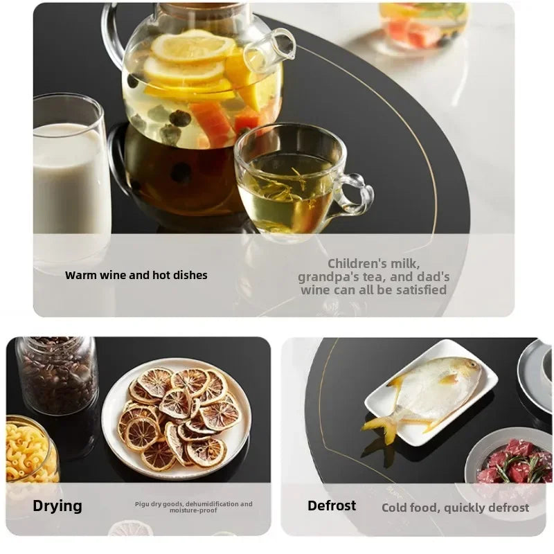 Temperatur Mahlzeit Gemüse Heizbrett Heißer Schneidebrett Isolierung Pad Heizplatte Konstante Artefakt Multifunktional