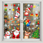 Weihnachts-Fensteraufkleber, Frohe Weihnachten, Dekorationen für Zuhause, 2025, Weihnachts-Wandaufkleber, Kinderzimmer, Neujahr, Dekoration 2026