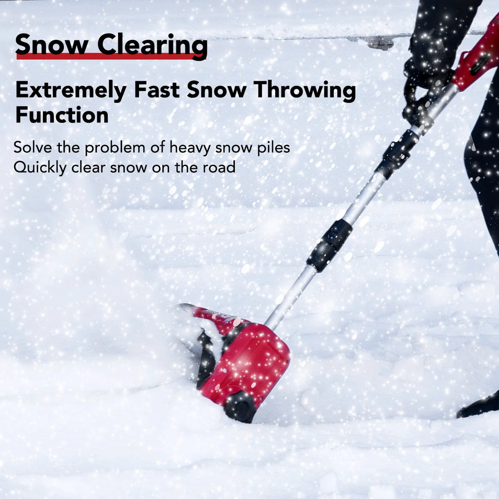 Wiederauf ladbarer Schnee Schnee treiben Outigo Wigler, 900W, 33 cm Breite, 25 cm Tiefe, 8 m Projektions abstand