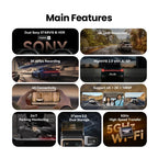 2025 neue DDPAI 4K Dash Cam Z60 Pro Unterstützung Vorne und Hinten Innen Auto Kamera SONY STARVIS2 678 Sensor 5GHz Wi-Fi ADAS 4G Auto DVR