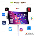 Sprachfernbedienung mit neuem 32-Zoll-Stand-Intelligent-Touchscreen für Android-Systeme/mobile Fernseher/Zuhause/8+128 GB/AI