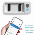 Dusch-Telefonhalterung mit Bluetooth-Lautsprecher, 360-Grad-Drehung, Wandhalterung für die Dusche, wasserdicht, beschlagfrei, für 4–6,9 Zoll große Handys