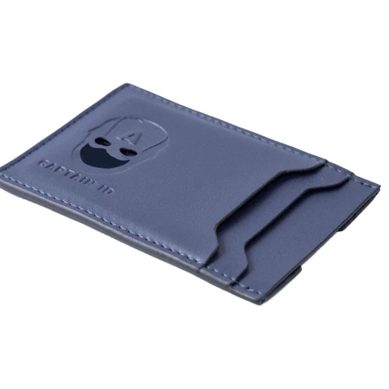 Fledermaus-Kartenhalter aus PU-Leder – Superhelden-Design, kompakt