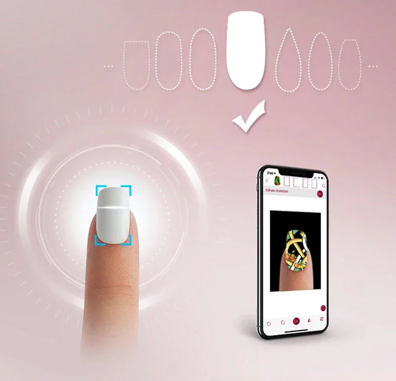 Original mobiler Nageldrucker 3D professioneller digitaler Nageldrucker Artpro Nagellackdrucker für Nagelstudio und Personen