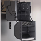 Hängeschrank, Hebekorb, Küchenschrank, Hochschrank, Kühlschrank, Ofen, Snacks Gewürzkorb, Vertiefung Lagerregal