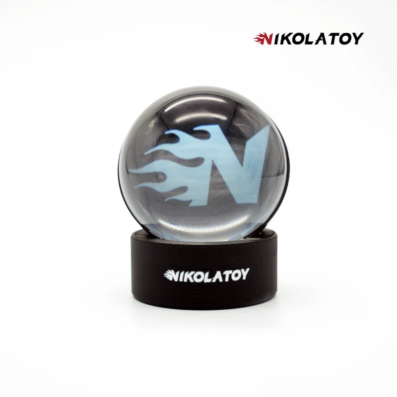 NIKOLATOY Kreative Anime Merchandise Sharingan LED Elektronische Ball Musik Rhythmus Display Desktop Ornament Figur Geschenk