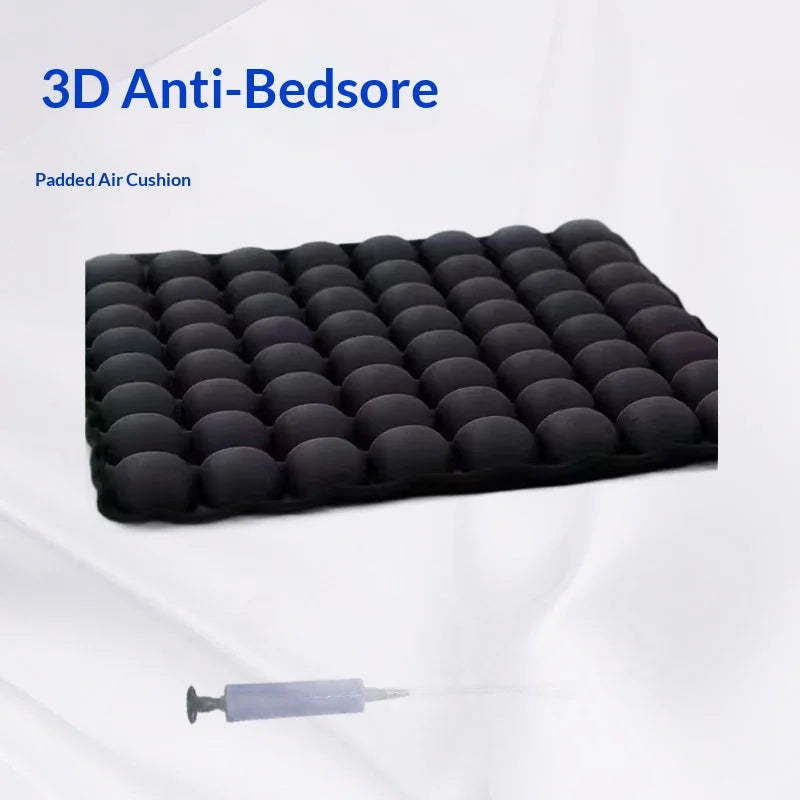 5D Luftkissen Anti-Dekubitus – 56 Luftkammern, atmungsaktiv, 45×45cm, für Büro, Auto & Zuhause