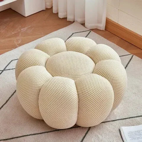 Einzelsitz-Kürbis-Lazy-Sofa kann zurücklehnen werden. Designer Rochburg-Fußballsofa für Balkon, Schlafzimmer, bequeme Lounge-Couch